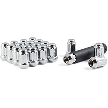 Gorilla Automotive 21133HT Small Diameter Acorn Chrome 5 Lug Kit (12mm x 1.50 Thread Size) Pack Of 20
