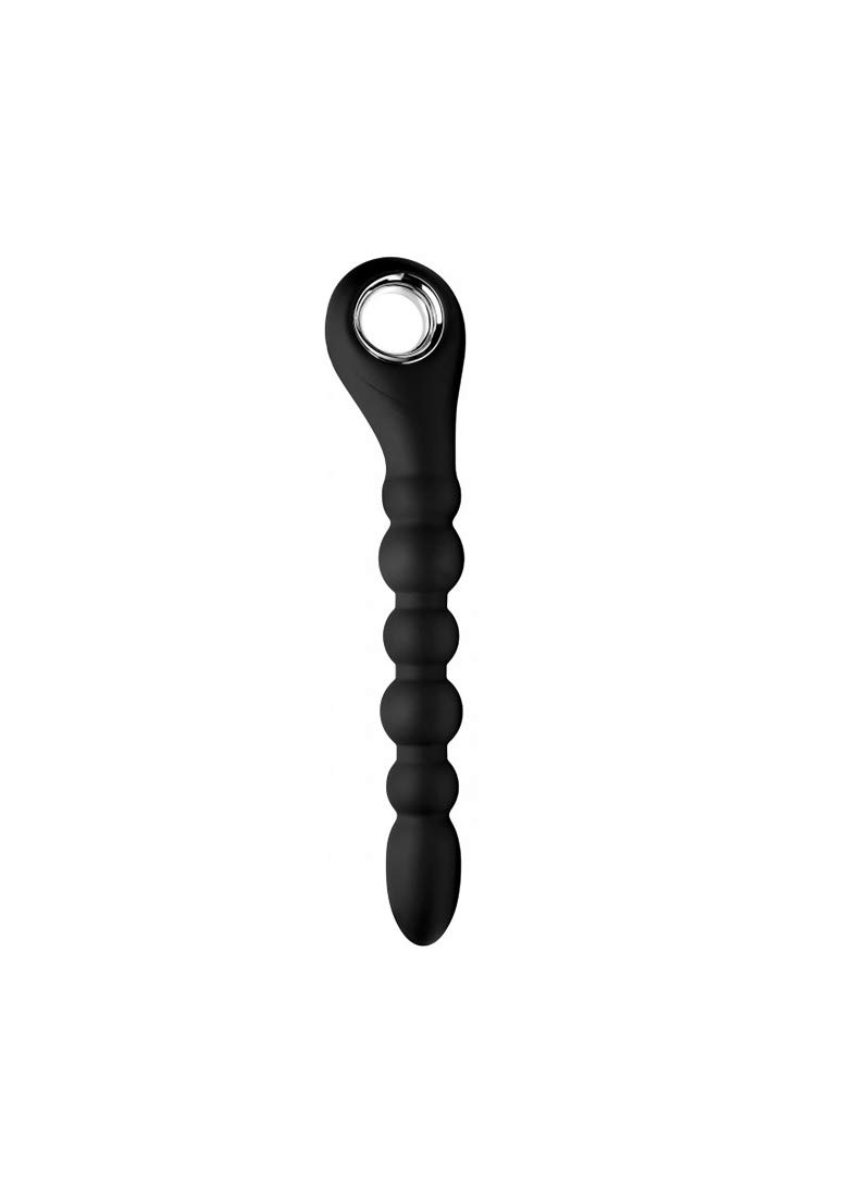 Dark Scepter 10X Vibrating Silicone Anal Beads