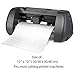 Adhesive Vinyl Sheets White 12pc for Silhouette Cameo,Craft Cutters