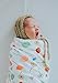 Margaux & May Organic Muslin Swaddle Blankets 2 Pack - GOTS Certified Organic, Large 47x47 Inches, Breathable Baby Blankets, Dandelion and Meadow - Newborn Essentials Must Haves