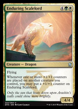 Magic: the Gathering - Enduring Scalelord (222/264) - Dragons of Tarkir