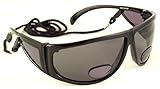 Polarized Bifocal Sunglasses by Ideal Eyewear - Sun Readers with Retention Cord, Great for Fishing, Boating, Golf, Reading Outdoors