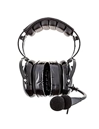 KORE AVIATION KA 1 Premium Gel Ear Seal PNR Pilot Aviation Headset con soporte para MP3 y estuche