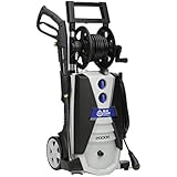 AR Blue Clean AR390SS 2000 psi Electric Pressure Washer with Spray Gun, Wand, 30' Hose & 35' Power Cord, Blue