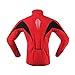 ARSUXEO Winter Warm UP Thermal Softshell Cycling Jacket Windproof Waterproof Bicycle Mountain Bike Clothes 15-K Red Size X-Large