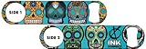 Killer Inked Bottle Opener: Day of the Dead - Aqua