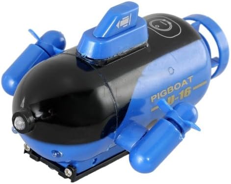 ETOU 4 Channels Mini Wireless RC Toy Submarine (Blue)