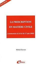 La  prescription en matière civile