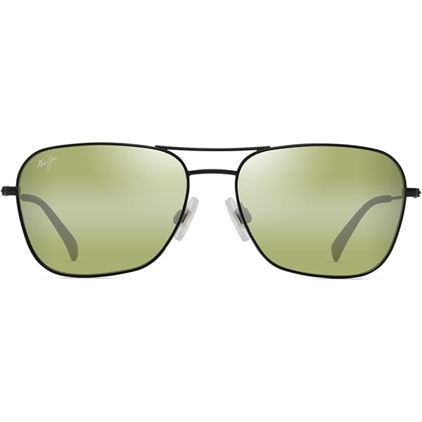 Maui Jim Mikioi Gold Square Sunglasses. Polarized lenses EXCELLENT. UNISEX Maui Jim Mikioi MJ 887 01 Titanium Satin Sepia Frame + HCL  main image 4