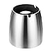 Hipiwe Windproof Ashtray Outdoor Cigar Ashtrays for Patio Tabletop Cigarette Ash Holder Stainless Steel Ash Tray Smoking Tobacco Jar for Home/Office (Large)