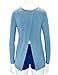REGNA X Womens Round Neck Rayon span Stretchy Fabric and ventilate Active Top with Back point