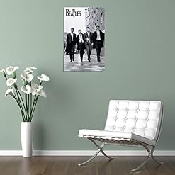 NENBN Poster sur toile The Beatles – Décoration murale moderne pour chambre à coucher – 50 x 75 cm - Les Beatles, Paul McCartney, John Lennon, RIngo Starr, George Harrison NENBN Poster sur toile The Beatles - Décoration murale moderne pour chambre à coucher - 50 x 75 cm – Image 5
