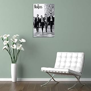 NENBN Poster sur toile The Beatles – Décoration murale moderne pour chambre à coucher – 50 x 75 cm - Les Beatles, Paul McCartney, John Lennon, RIngo Starr, George Harrison NENBN Poster sur toile The Beatles - Décoration murale moderne pour chambre à coucher - 50 x 75 cm – Image 5