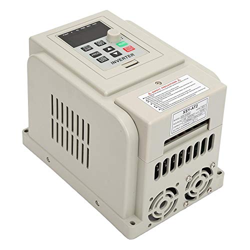 Variable Frequency Drive 220VAC VFD Speed Controller for Single-Phase 0.75kW AC Motor