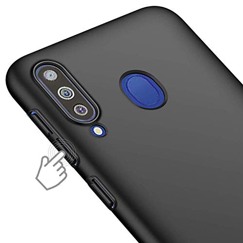 GoldKart All Sides Protection 360* Ulta Slim Matte Hard Back Case Cover for Samsung Galaxy M30 (Samsung Galaxy M30, Blac