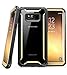 i-Blason Ares Full-Body Rugged Clear Bumper Case with Built-in Screen Protector for Samsung Galaxy S8+ Plus 2017 Release, Black/Gold