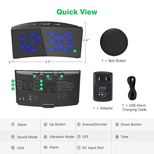 PICTEK Alarm Clock