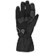 ILM Alloy Steel Motorcycle Riding Gloves Warm Waterproof Windproof for Winter Use (Black Winter, X-Large)