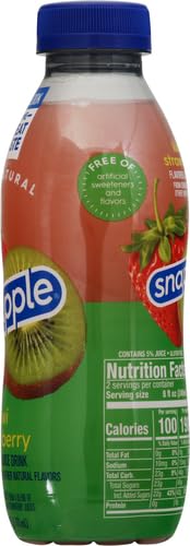 SNAPPLE KIWI STRAW, 16 FL OZ (PACK OF 12)