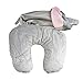 Yzakka Convertible Neck Pillow U Shaped Travel Pillow Stuffed Plush Toy Animal Elephant
