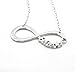 Justin Bieber belieber Infinite Silver Tone Name Necklace W/gift Box