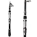 PLUSINNO Telescopic Fishing Rod Pole Spinning Fishing Rod Carbon Fiber Travel Rod for Saltwater Freshwater Rods(2.1M 6.89Ft)