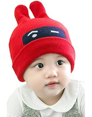 Rabbit Ears Cotton Hat Baby Girls Boys Beanie Caps Winter Warm Headwrap accessories Cute Infant Soft Skullies...