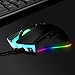 YockTec RGB Tunable Gaming Mouse,Programmable 7-button design with scroll wheel Gaming Mouse - 4000 DPI Sensor -Comfortable Grip -The eSports Gaming Mouse,Black (Black)