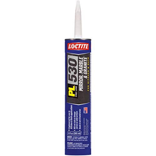 Loctite PL 530 Mirror, Marble and Granite Construction Adhesive 10-Ounce Cartridge (1693636)