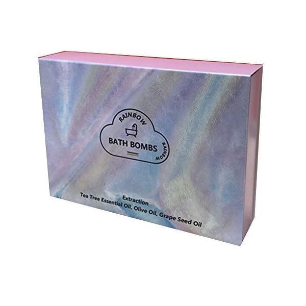 ZTOONE-Rainbow-Cloud-Bath-Bomb-Float-on-WaterRelease-Vivid-Rainbow-Color-Moisturize-Dry-SkinGood-for-Bubble-Spa-Bath1-pack ZTOONE Rainbow Bath Bombs, Float on Water&Release Vivid Rainbow Color, Moisturize Dry Skin,Good for Bubble & Spa Bath(1…