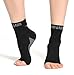 Buttons & Pleats Ankle Brace Compression Sleeve Plantar Fasciitis Socks with Foot Arch Support Relieves Achilles Tendonitis, Joint Pain & Heel Pain Relief 1143 Grey L
