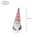 GMOEGEFT Swedish Christmas Gnome Plush, Scandinavian Santa Gnome Tomte, Table Ornaments, Holiday Decorations, Set of 4 (A)