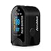 AccuMed CMS-50D Fingertip Pulse Oximeter Blood Oxygen Sensor SpO2 for Sports and Aviation. Portable and Lightweight with LED Display, 2 AAA Batteries, Lanyard and Travel Case (Black) primary