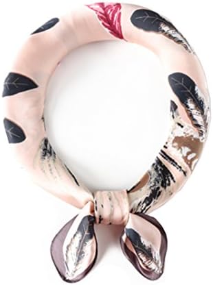 Women Fashion Vintage Flower Square Scarf Floral Neck Head Hair Multiuse (DA1)