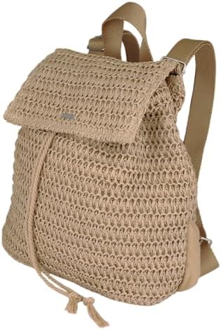 Straw Backpack, Casual Daypack, Travel, Lightweight, Eco-Friendly, Adjustable Amazon.com: Meyaus Women Medium Straw Handmade Woven  main image 3