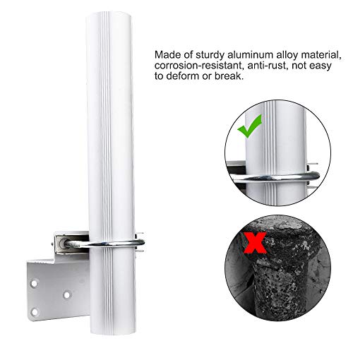 Antenna Mount Outdoor Antenna Pole, 10 Inch Antenna Mast Pole for Home