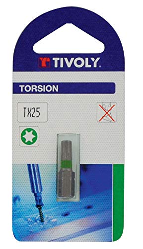 TIVOLY 11520521500 Torsion Screw Bit for Torx Screws Tx15 Screwdriver