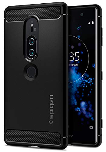 Spigen Rugged Armor Black Case For Sony Xperia Xz2 Premium Original Patent Carbon Fiber Design Flexible Tpu Phone Cover For Xperia Xz2 Premium Buy Online In Belize At Belize Desertcart Com Productid
