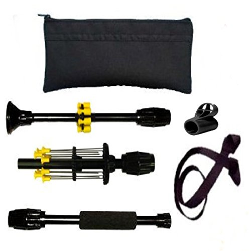 36" Venom Blowguns Stow-away Collapsing Black .40c Blowgun with Darts Made in USA