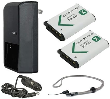 Amazon Com Sony Cyber Shot Dsc Rx100 Vii High Capacity Batteries 2 Units Ac Dc Travel Charger Krusell Lanyard Neck Strap Black Finish Home Audio Theater