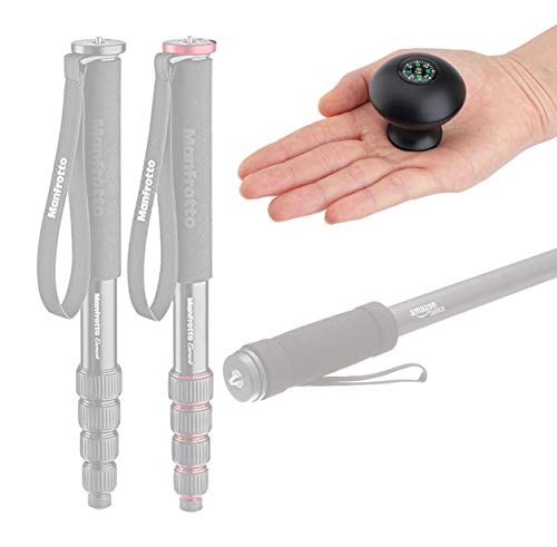 AFVO Trekking Pole Monopod Head Grip Knob with Compass for Walkabout Monopod Walking Stick - Thumbnail 2