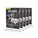 Restaurant Menu Holder Sign Holder Double Sided Clear Plastic Card Display Table Tent Ad Photo Picture Portrait Frame Stand Horizontal 5pack(MAX Size for Paper: 8.26