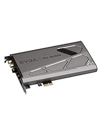 EVGA Nu Audio Card, Lifelike Audio, PCIe, RGB LED, CO-Engineed by and Audio Note (UK) 712-P1-AN01-KR