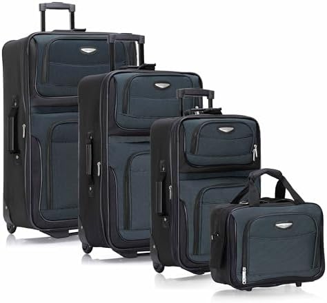 Amazon.com | Rockland Journey Softside Upright Luggage Set