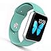 Apple Watch Band - WantsMall Soft Silicone Sport Style Replacement iWatch Strap for 38mm Apple Watch Models (Mint Green)