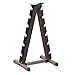 Body-Solid (GDR44B) Vertical Dumbbell Rack - Compact 6 Pair Hex Weight Stand for Home Gym - Heavy-Duty Steel Storage Rack