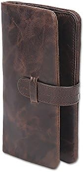 Fashion Oil wax leather men "s leather wallet / leisure retro long wallet