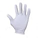 EBOOT 24pcs White Cotton Gloves Soft Cloth Dust Gloves for Serving Inspection Costume Work Glove Liners for Serving Costume Coin Jewelry Silver Inspection(Medium)