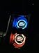 JSAMZ Car Logo LED Cup Pad led cup coaster USB Charging Mat Luminescent Cup Pad LED Mat Interior Atmosphere Lamp Decoration Light ( Land rover )