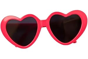 BAOLAILI Rose Pet Heart Sunglasses Photos Props Cute Pet Dog Sunglasses Cat Glasses Sun Flower Glasses Pets Party Decor for Small Dogs Cat Accessories Cute Pet Dog Sunglasses